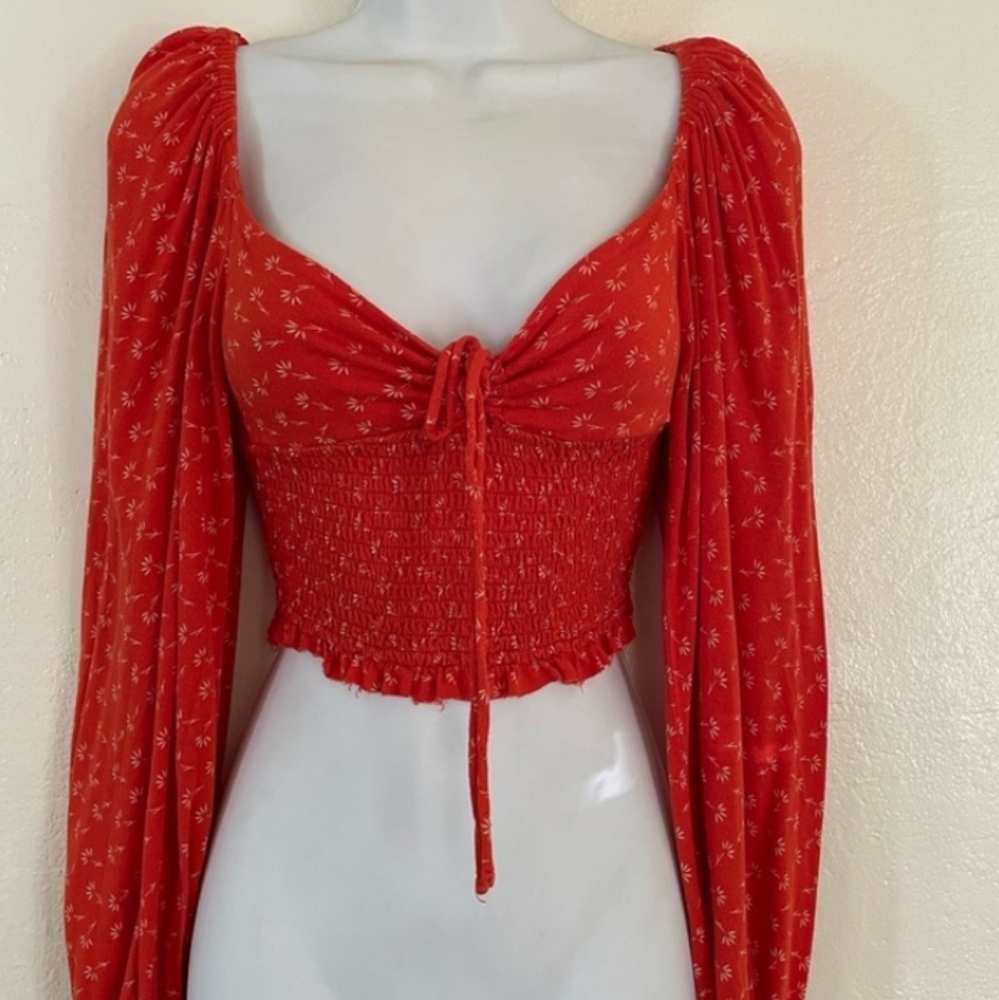 SOLD - Urban Outfitters Old Soul Smocked Top